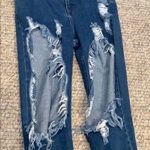 FASHION NOVA JEANS WORE ONCE